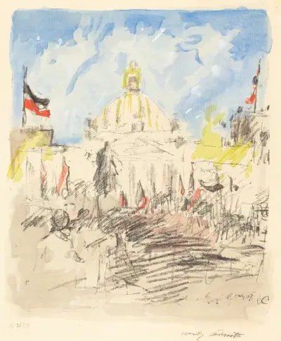 Bismarckfeier von Lovis Corinth
