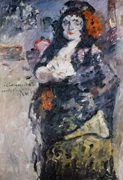 ‘Carmencita’, Portrait of Charlotte Berend-Corinth in Spanish Dress von Lovis Corinth