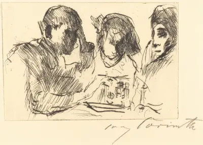 Chess Players (Schachspiel) von Lovis Corinth