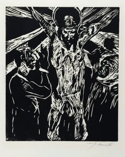 Christus am Kreuz von Lovis Corinth