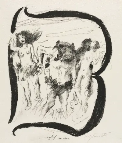 Das ABC: Letter B von Lovis Corinth