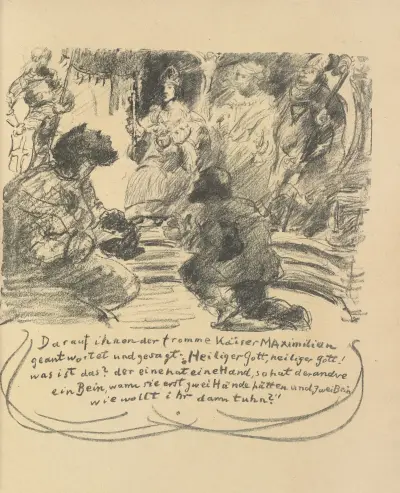 Das Leben des Götz von Berlichingen Pl.07 av Lovis Corinth