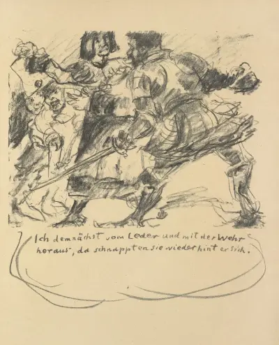 Das Leben des Götz von Berlichingen Pl.08 av Lovis Corinth