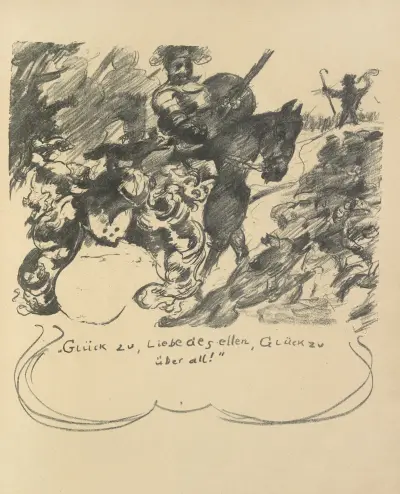 Das Leben des Götz von Berlichingen Pl.10 av Lovis Corinth