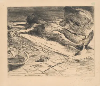 Dead Christ von Lovis Corinth