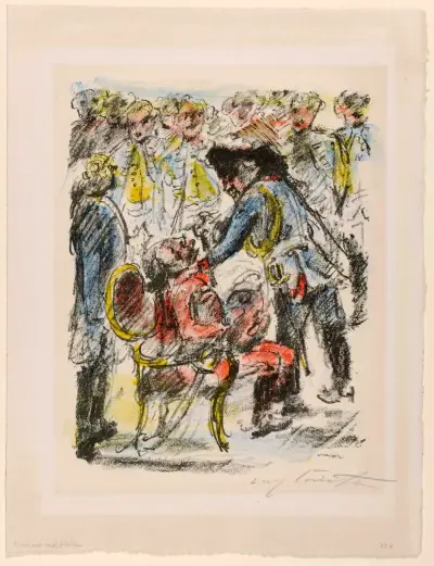 Der Alte Fritz Und Der Alte Ziethen ‘bleibe Er Nur Ruhig Sitzen’ av Lovis Corinth