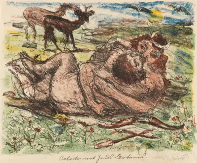 Die Liebschaften des Zeus von Lovis Corinth