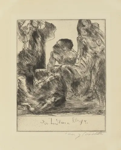 Die Totenklage von Lovis Corinth