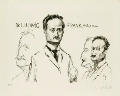 Dr. Ludwig Frank av Lovis Corinth