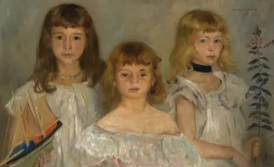 Drei Kleine Mädchen (Three Girls) von Lovis Corinth