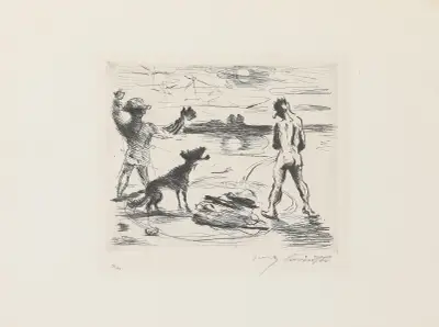 Gastmahl des Trimalchio 13 av Lovis Corinth