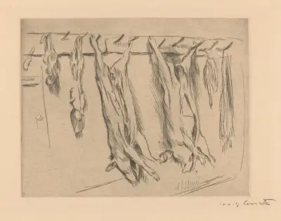 Slaktade grisar av Lovis Corinth