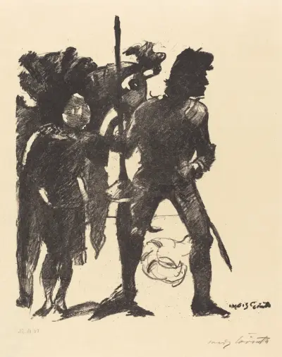 Götz von Berlichingen (Götz von Berlichingens liv, berättat av honom själv) av Lovis Corinth