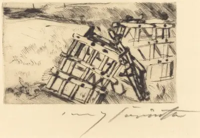 Harrow (Egge) von Lovis Corinth