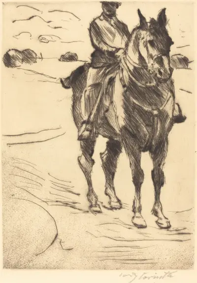 Horseman – II (Reiter II) von Lovis Corinth