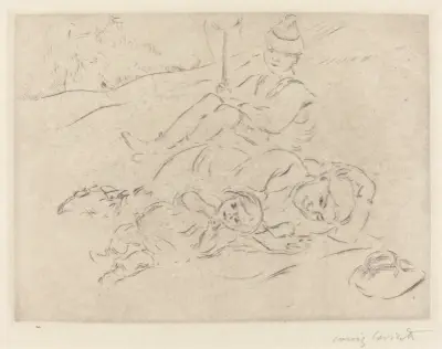 På landet av Lovis Corinth