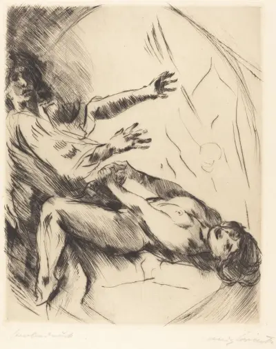Joseph and Potiphar’s Wife – I (Joseph und Potiphars Weib I) von Lovis Corinth