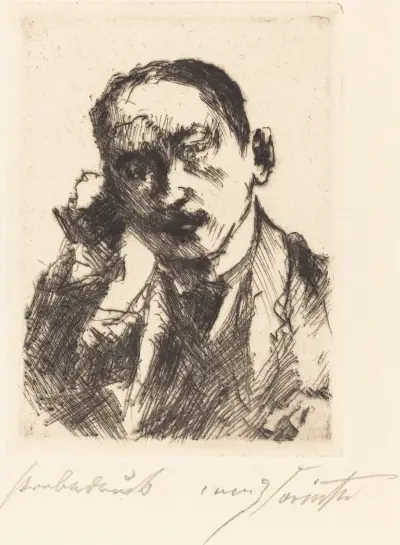 Karl Schwarz (Porträtt av K.S.) av Lovis Corinth