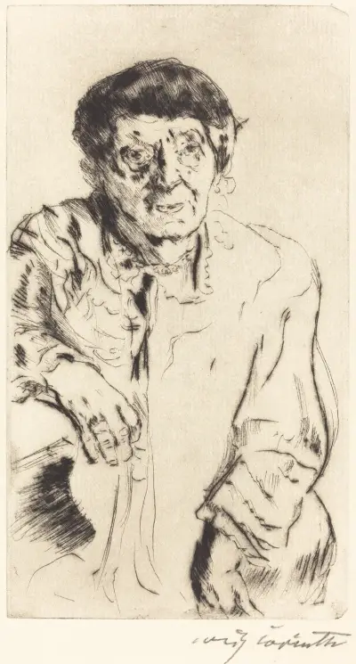 Svärmodern av Lovis Corinth