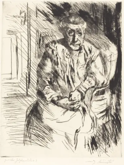 Svärmor (Bland korintierna) av Lovis Corinth