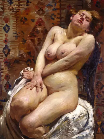 Nana, Female Nude von Lovis Corinth