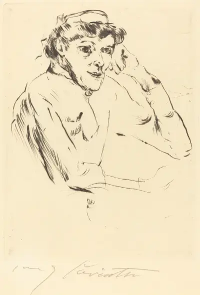 Nurse (Pflegerin) von Lovis Corinth