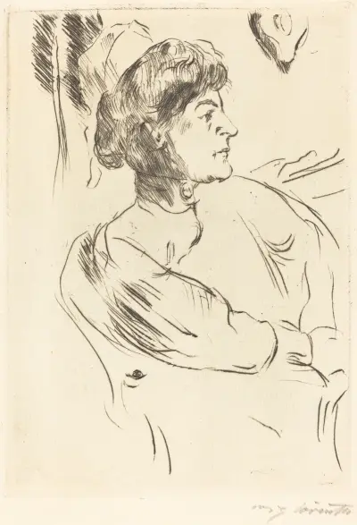 Nurse (Krankenschwester) von Lovis Corinth