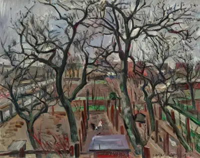 Obstgarten im Winter von Lovis Corinth