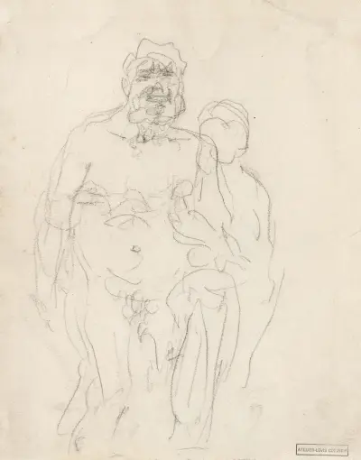 Paar (Figurenstudie) von Lovis Corinth