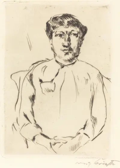 Portrait of a Woman von Lovis Corinth