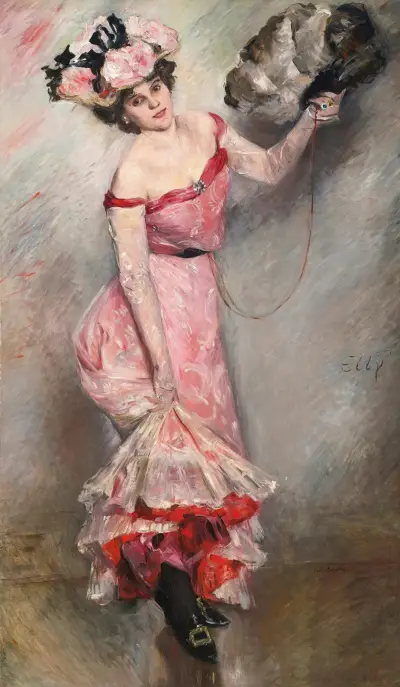 Portrait Of Ellÿ von Lovis Corinth