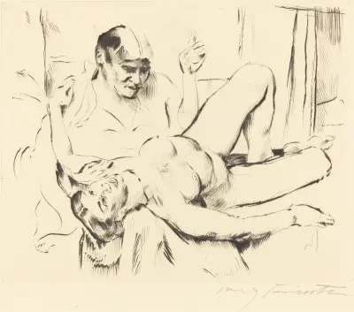 Profetia (Weissagung) av Lovis Corinth