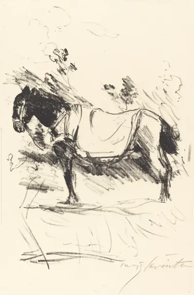 Riding-Horse (Reitpferd) av Lovis Corinth