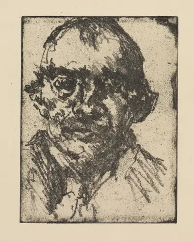Självporträtt av Lovis Corinth
