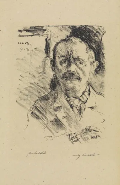 Självporträtt av Lovis Corinth