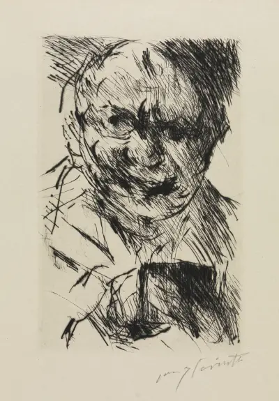 Självporträtt av Lovis Corinth