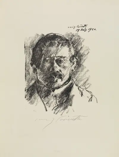 Självporträtt av Lovis Corinth
