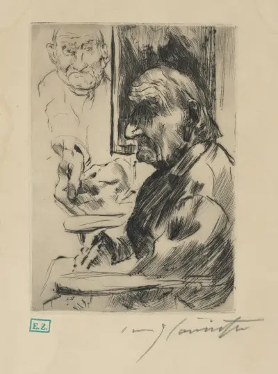 Självporträtt av Lovis Corinth