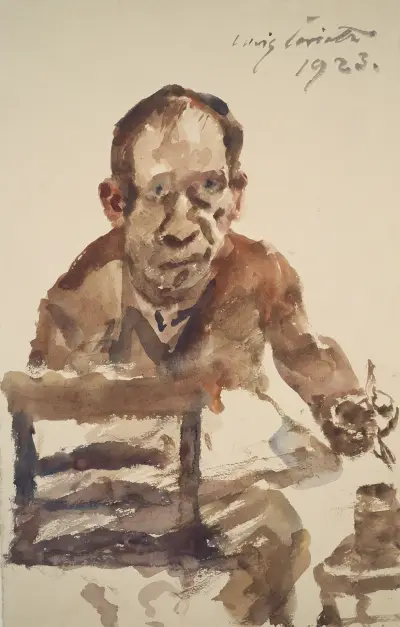 Selbstporträt, 1923 – Nr. 2 von Lovis Corinth