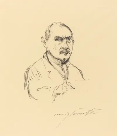 Self-Portrait (Selbstbildnis) von Lovis Corinth