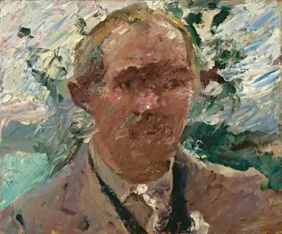 Self-portrait at Walchensee von Lovis Corinth