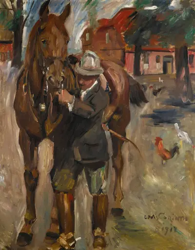 Setting out for a ride av Lovis Corinth