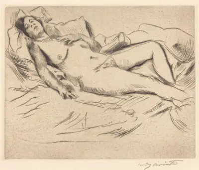 Sleeping Woman (Schlafende) von Lovis Corinth