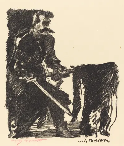 Standard Bearer (Bannerträger) von Lovis Corinth