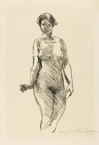Stehender Akt von Lovis Corinth