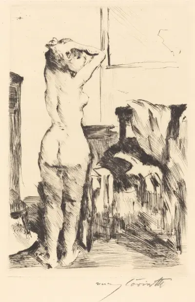 Study of a Model (Modellstudie) von Lovis Corinth