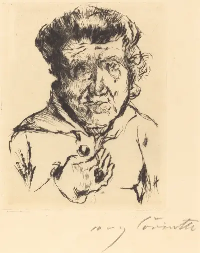 Umělcova tchyně, Lovis Corinth