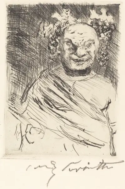 The Banquet of Trimalchio – pl.I von Lovis Corinth