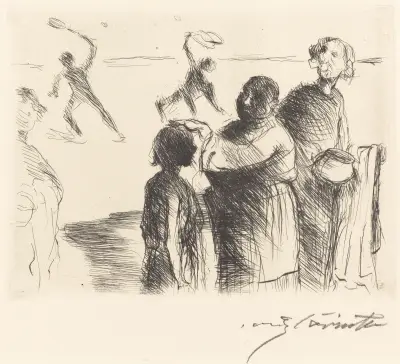 The Banquet of Trimalchio – pl.II von Lovis Corinth