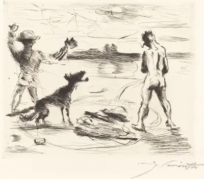 The Banquet of Trimalchio – pl.VII von Lovis Corinth